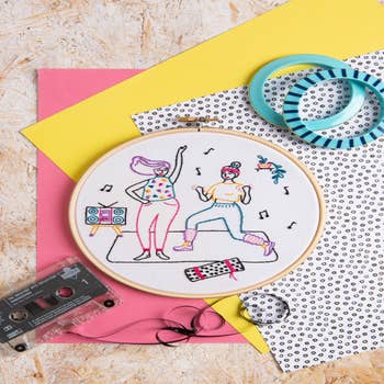 Book Lover Wonderful Women Embroidery Kit - Unwind – Brooklyn Craft Company