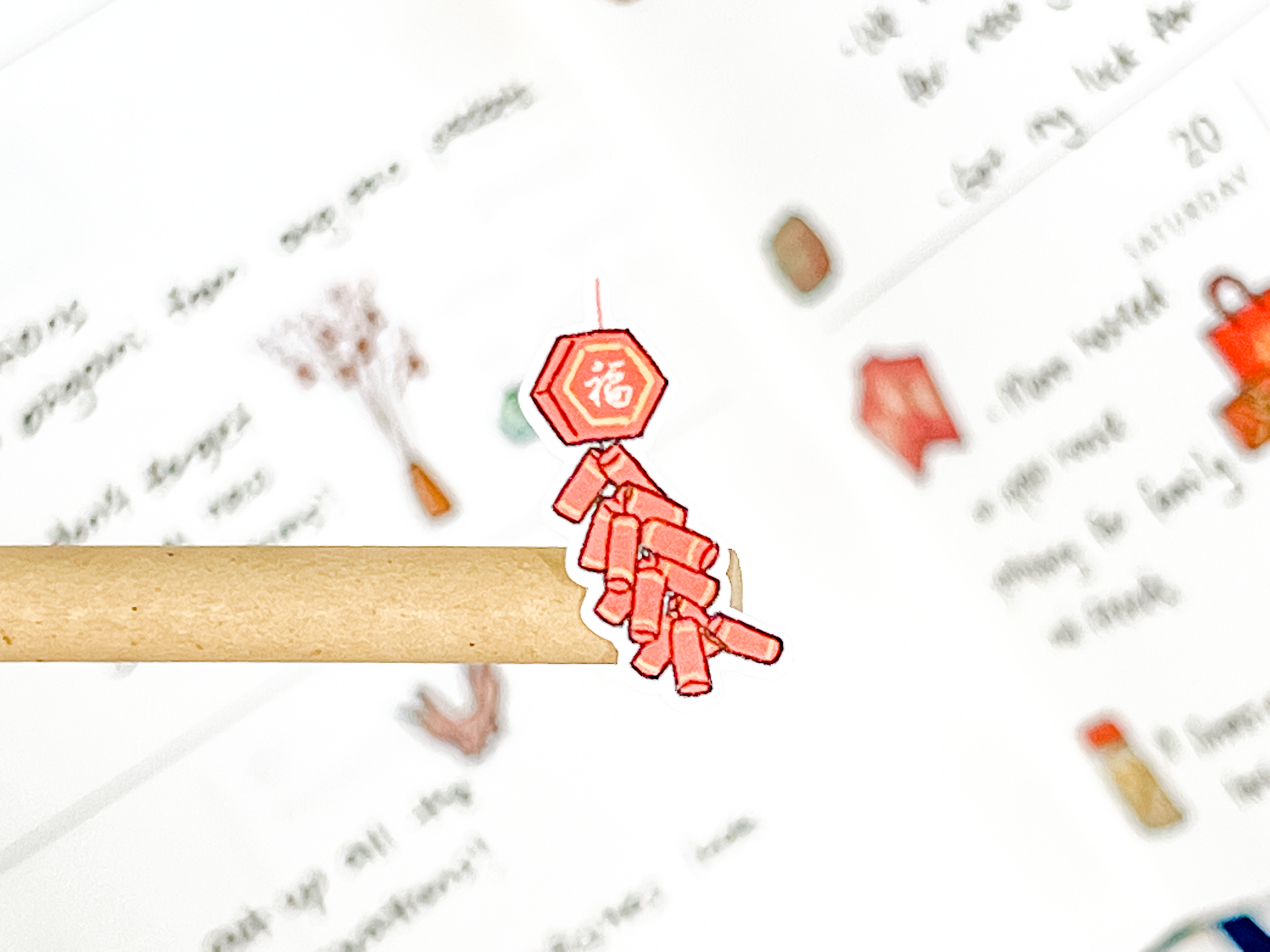 Zhi Wen Design - Wholesale Sticker - Lunar New Year Sticker Sheet2