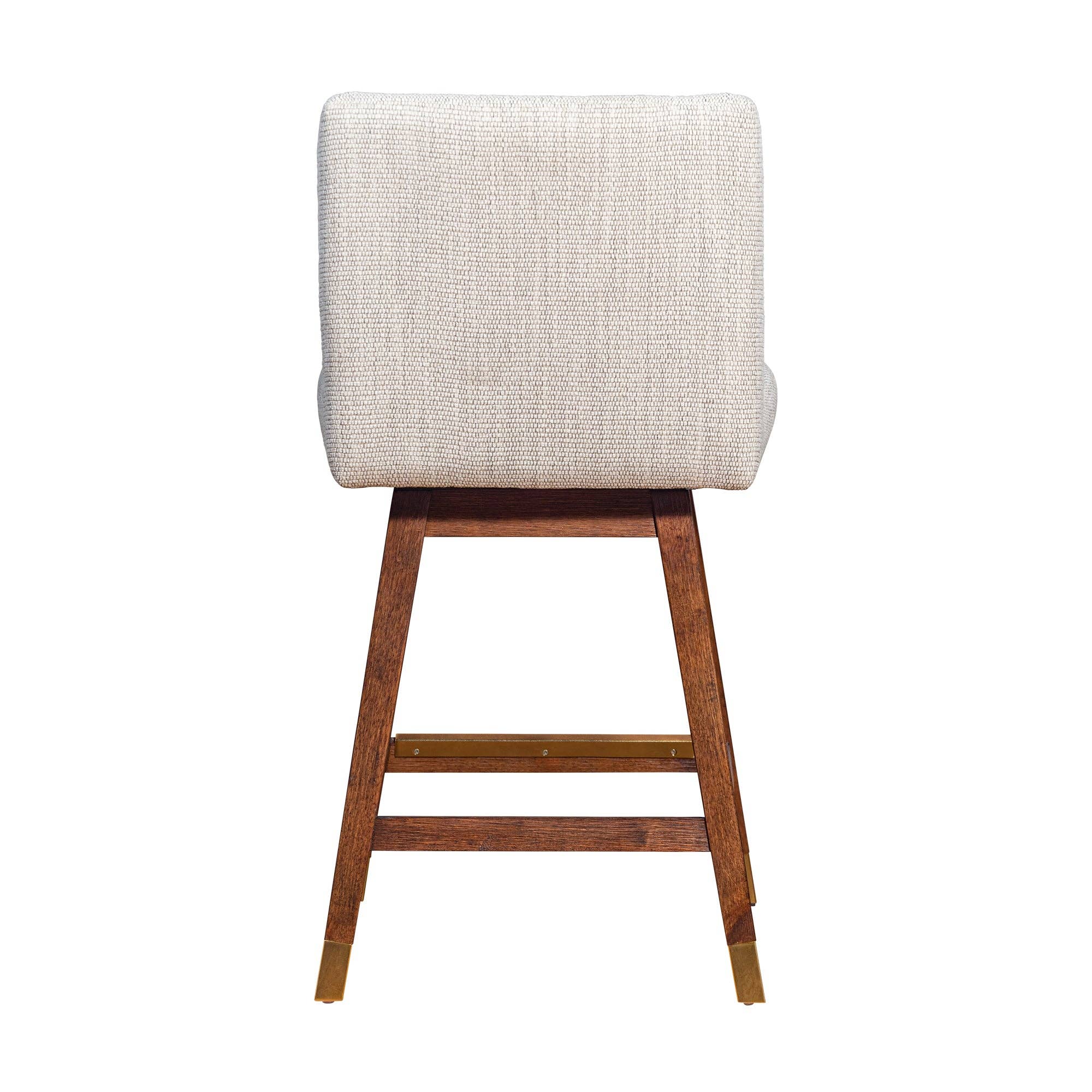 Armen Living - Wholesale Stool - Isabella Modern Upholstered Wood Swivel Barstool11