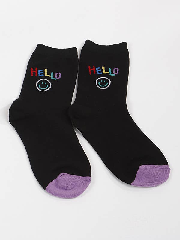 Shop Neighbors – Großhandel Socken - Unisex – HALLO Crew-Socken