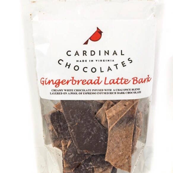 Écorce de chocolat au latte pain d'épice 100g pour la vente par Cardinal Chocolates