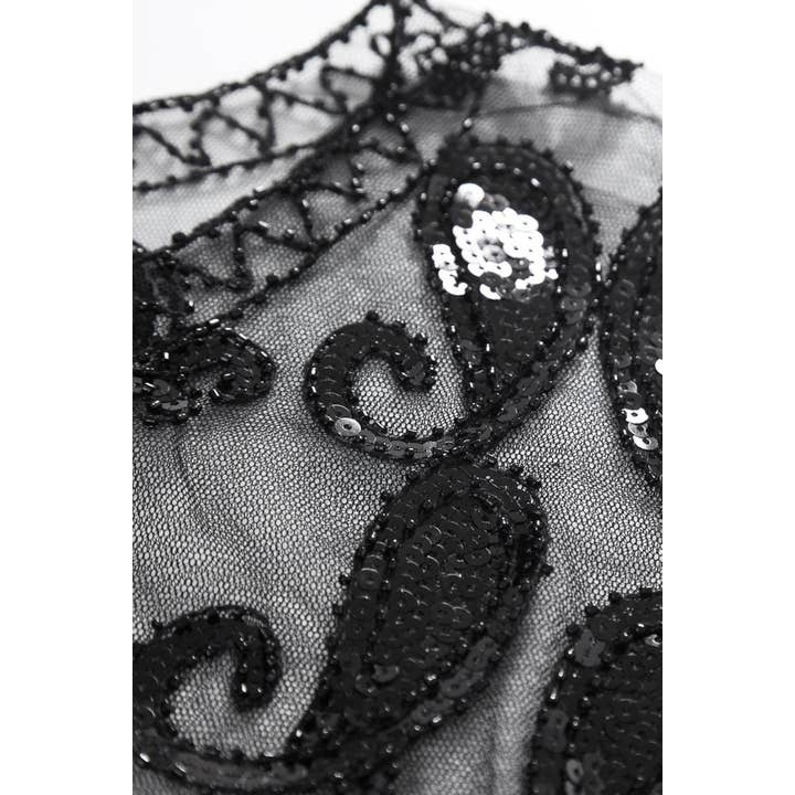 BABEYOND – Großhandel Schultertuch – Damen – Pailletten-Perlen-Gatsby-Schal der 1920er Jahre7