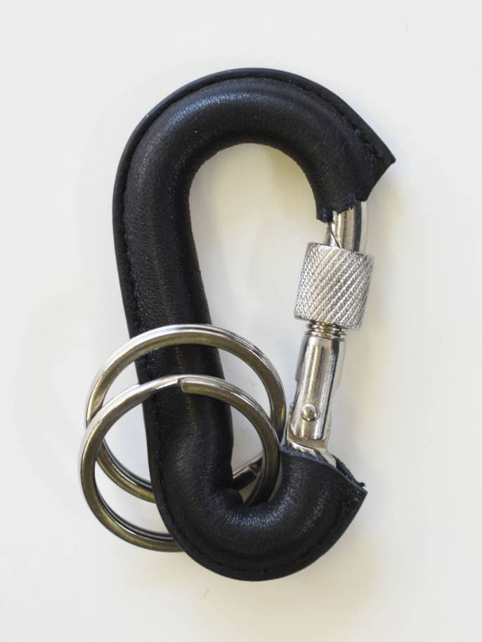 Leather Carabiner for wholesale by Curated Basics