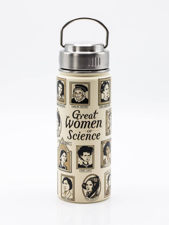 Women of Science 18 oz Steel Bottle (Case of 4) for wholesale by Cognitive Surplus
