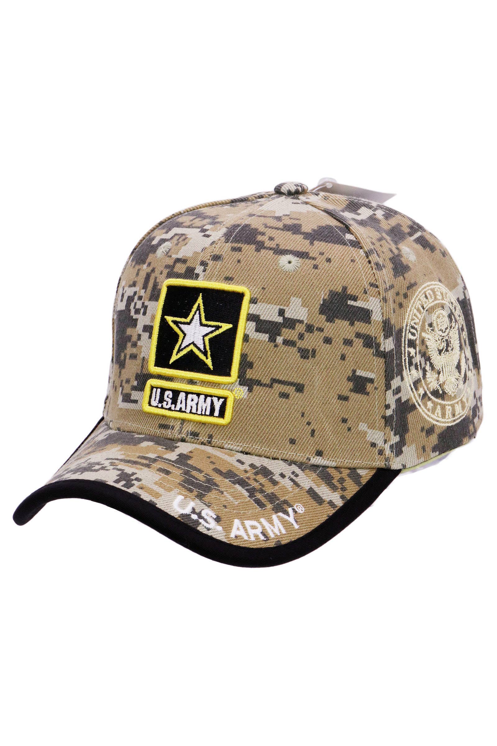 Cap Zone - Venta al por mayor Gorra de béisbol - Unisex - Gorra de béisbol con licencia del logotipo de estrella del Ejército de EE. UU.16