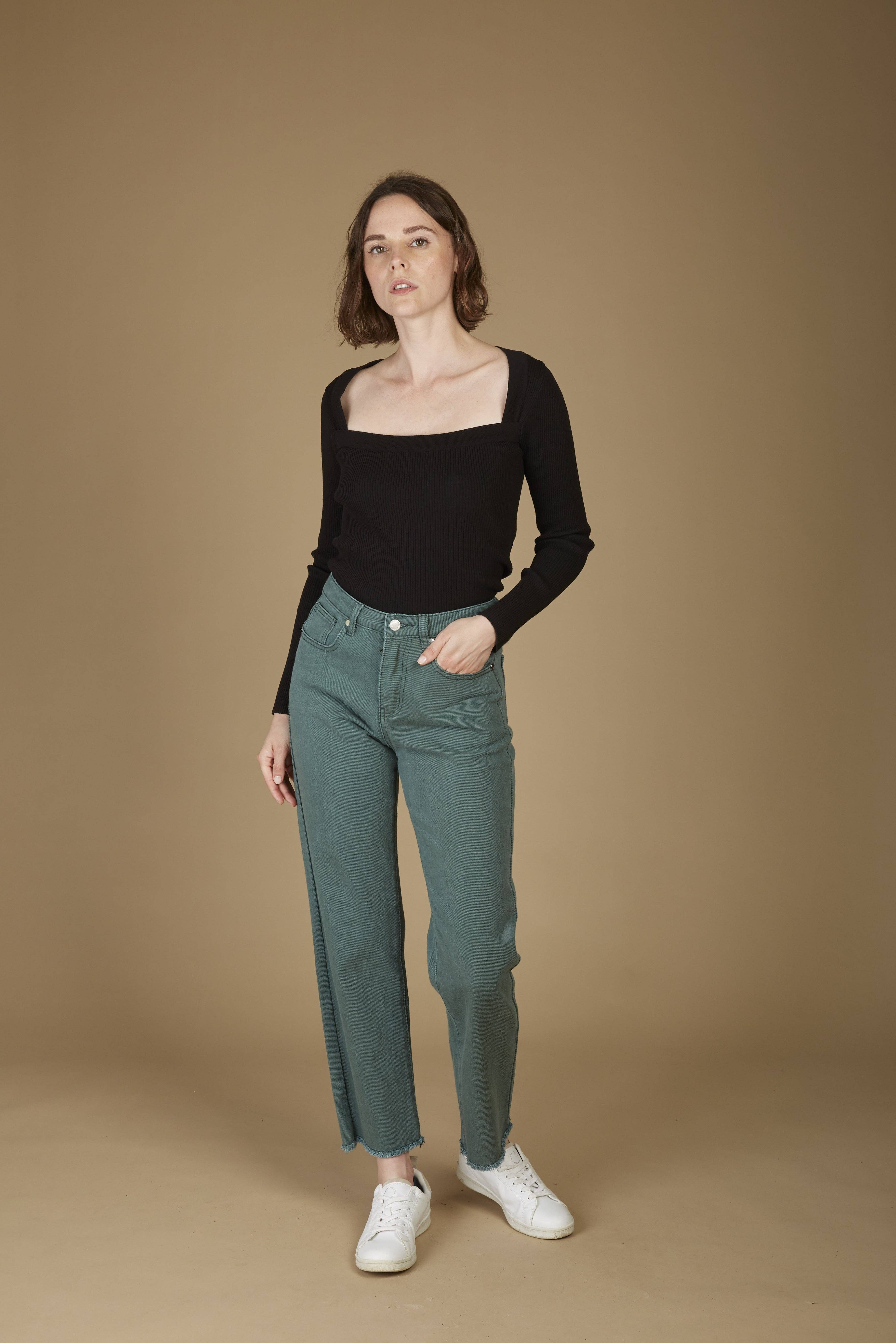 Andy & Lucy – Großhandel Jeans – Damen – GAINSBOURG - Gerade geschnittene Jeans0