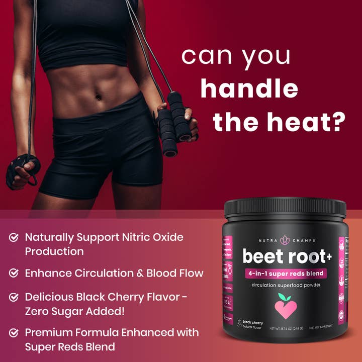 NutraChamps - Wholesale Oral Supplement/Vitamin - Beet Root+ - Better Circulation