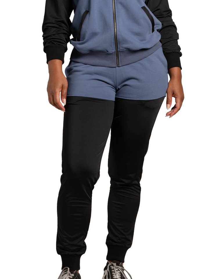 Women's Contrast Blocked Jogger for wholesale by Poetic Justice