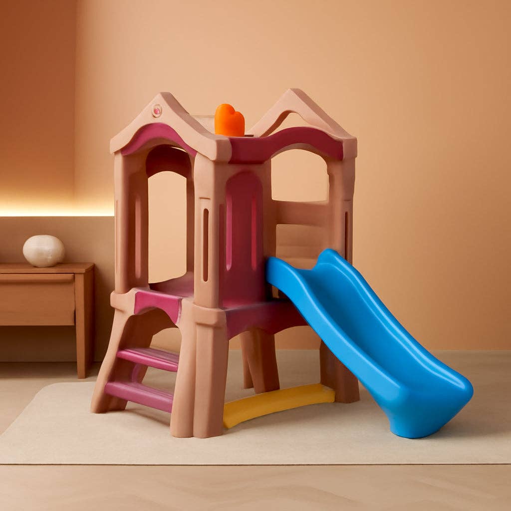 ShipItFurniture - Wholesale Toy Set - Kids - Play Up Double Slide Climber Outdoor Playset For Toddlers Ages 2 To 6 2 Slides0