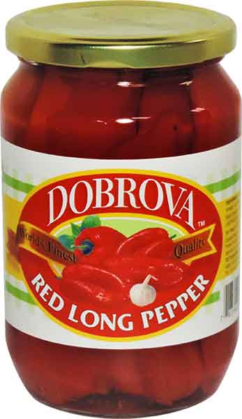 Hudson Meat Company - Wholesale Pickled Vegetables - RED PEPPER FILLET-650 GRAM   -   DOBROVA0