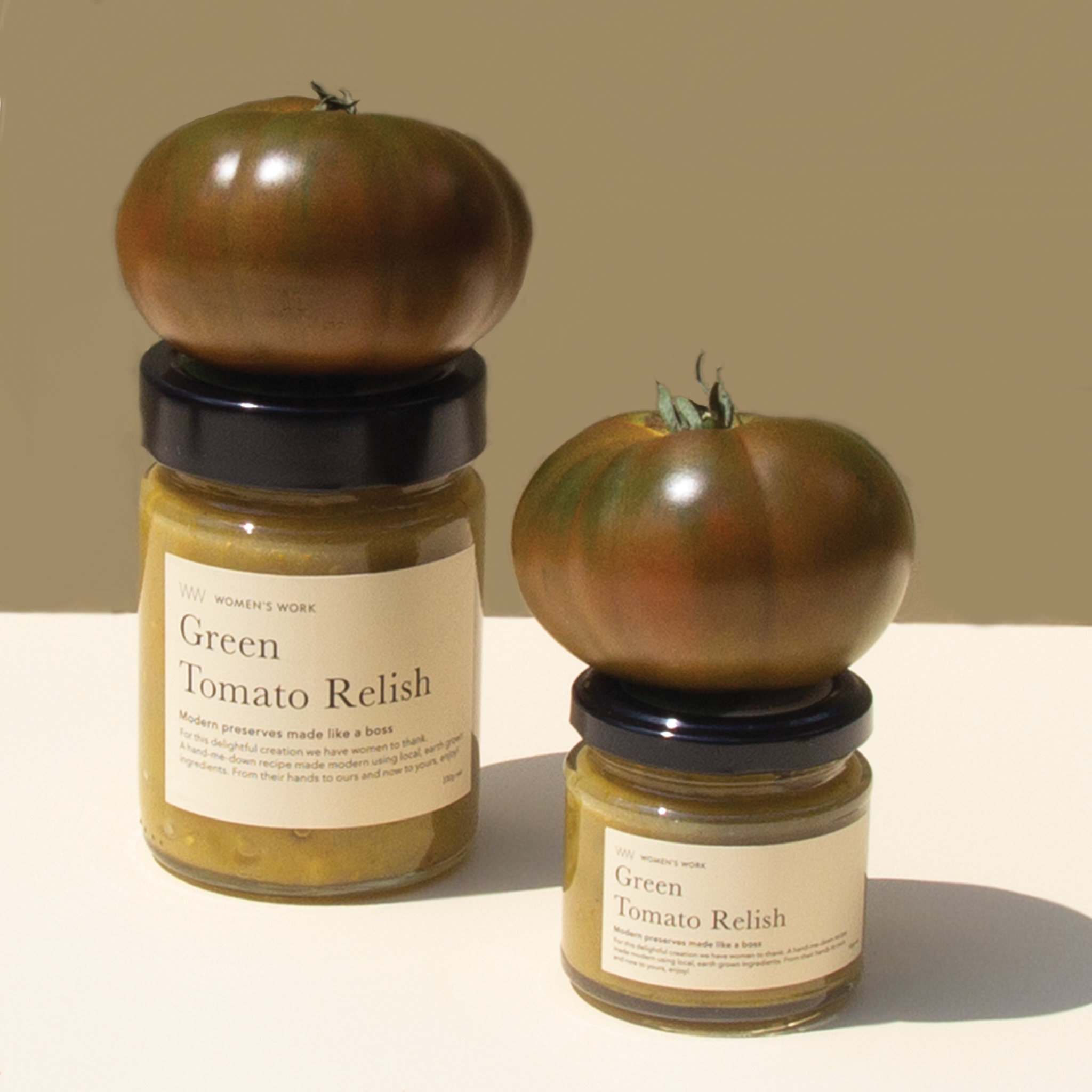 Women's Work - Wholesale Relish - Green Tomato Relish PETITE2