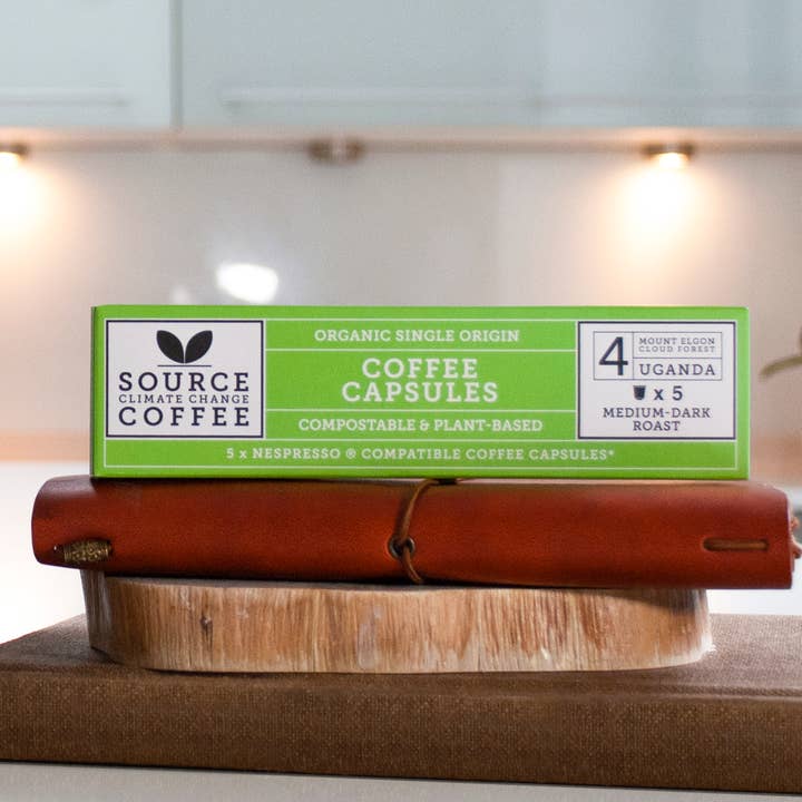 Uganda Organic Coffee Capsules for wholesale by Source Climate Change Coffee