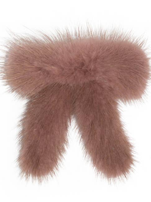 Mink Bow Clip Blush för wholesale av Bow&Teke