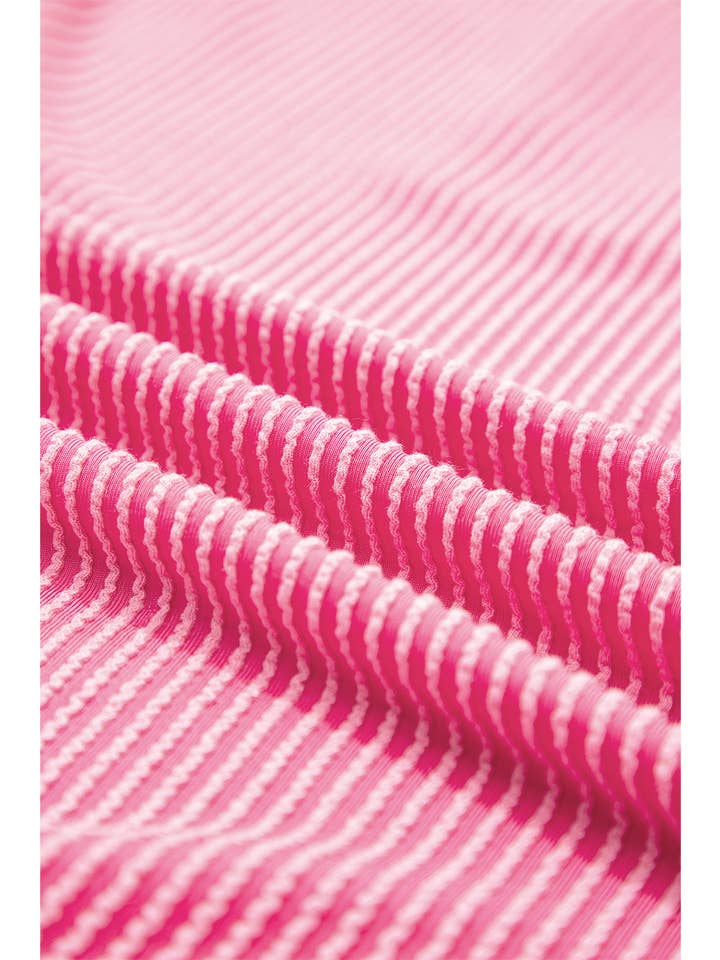 66DISCO - Wholesale Knit Top - Women's - Plaid Colorblock Corded Patchwork Split Neck Top (S-4X)17