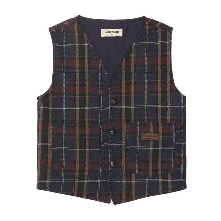 Ternet vest W61023 for engroshandel hos Tocoto Vintage