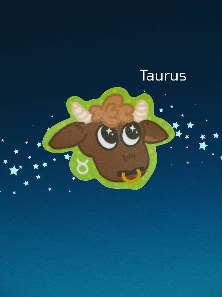 Taurus Zodiac Sign Sticker for wholesale by Outlet Orion