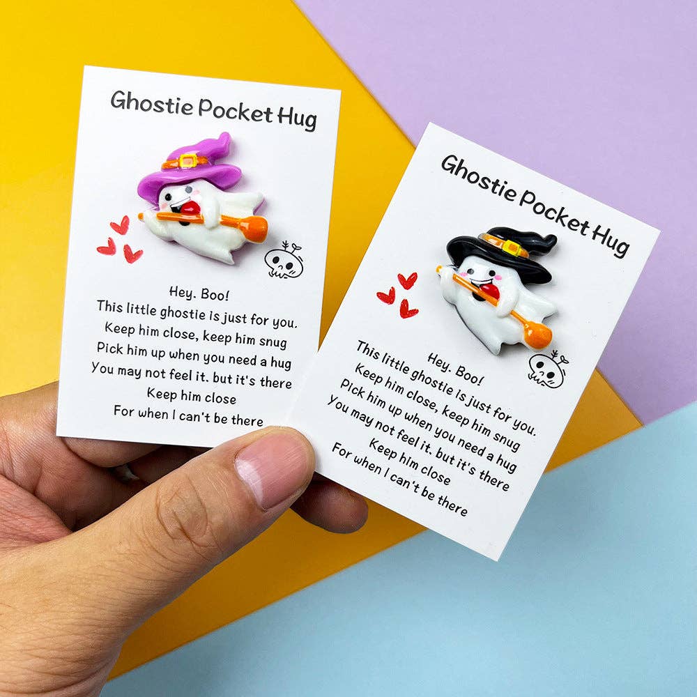 Magia Design - Wholesale Keepsake Coin/Token - Pocket Hug Ghostie Boo4