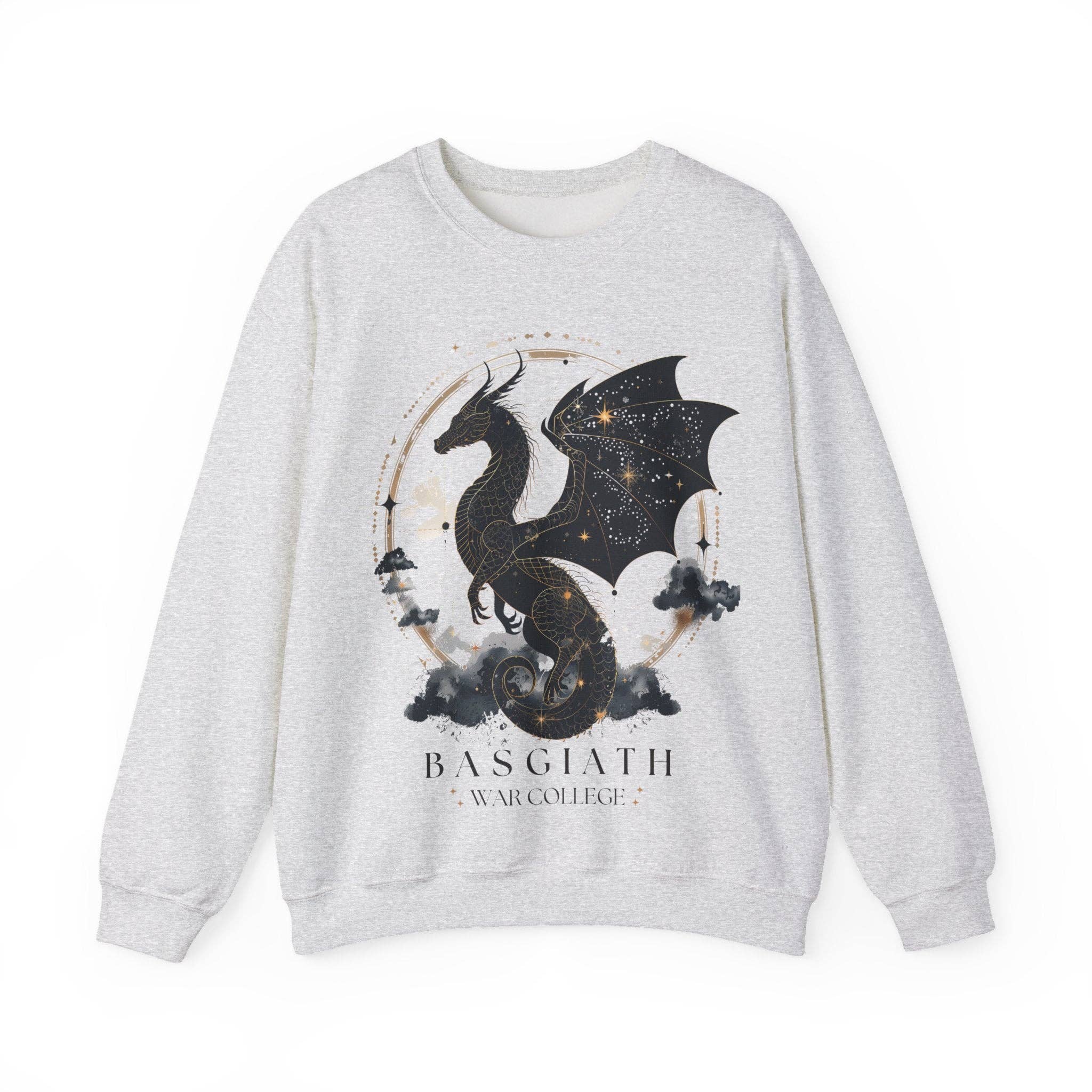 MagicMerchEmporium - Wholesale Graphic Sweatshirt - Unisex - Black Dragon Basgiath Sweatshirt5