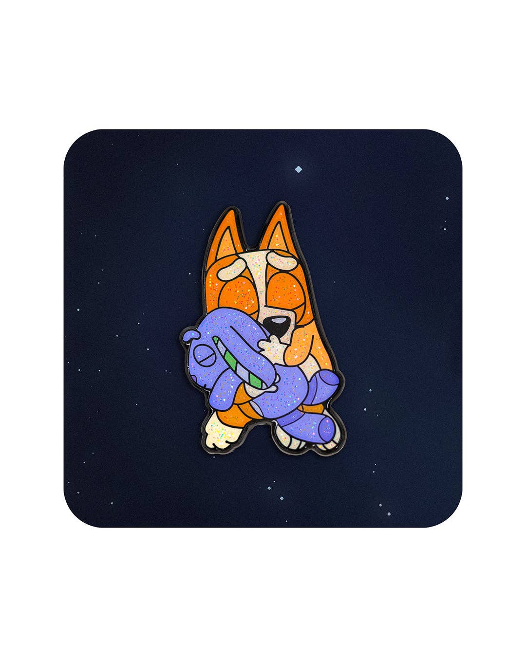 Midnight Dogs – wholesale Nål och knapp för kavajslag – Sovdags - Bluey - Emaljpin1