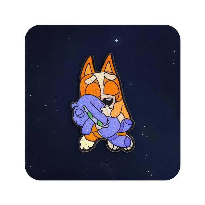 Midnight Dogs - Wholesale Lapel Pin/Button - Sleepytime - Bluey  - Enamel Pin1