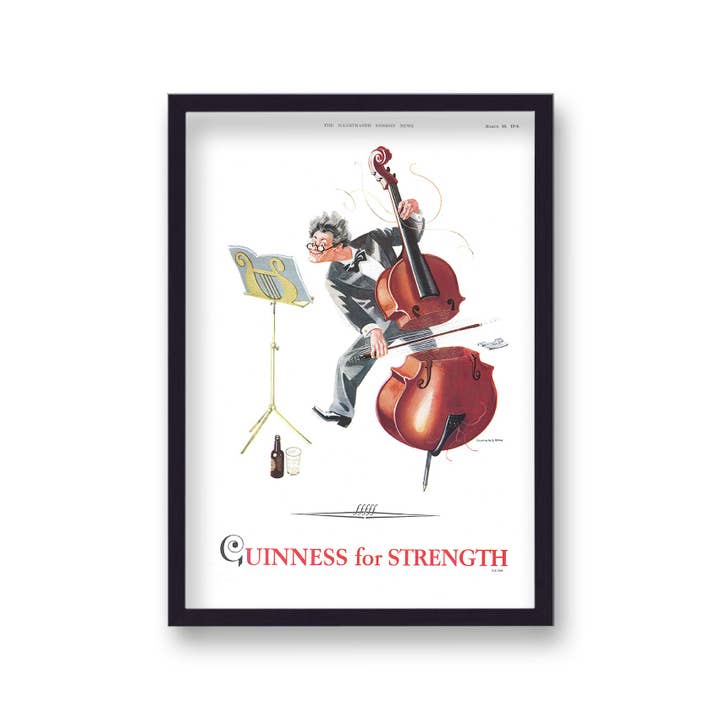 Guinness For Strength Cello for wholesale by Gallery Print and Art