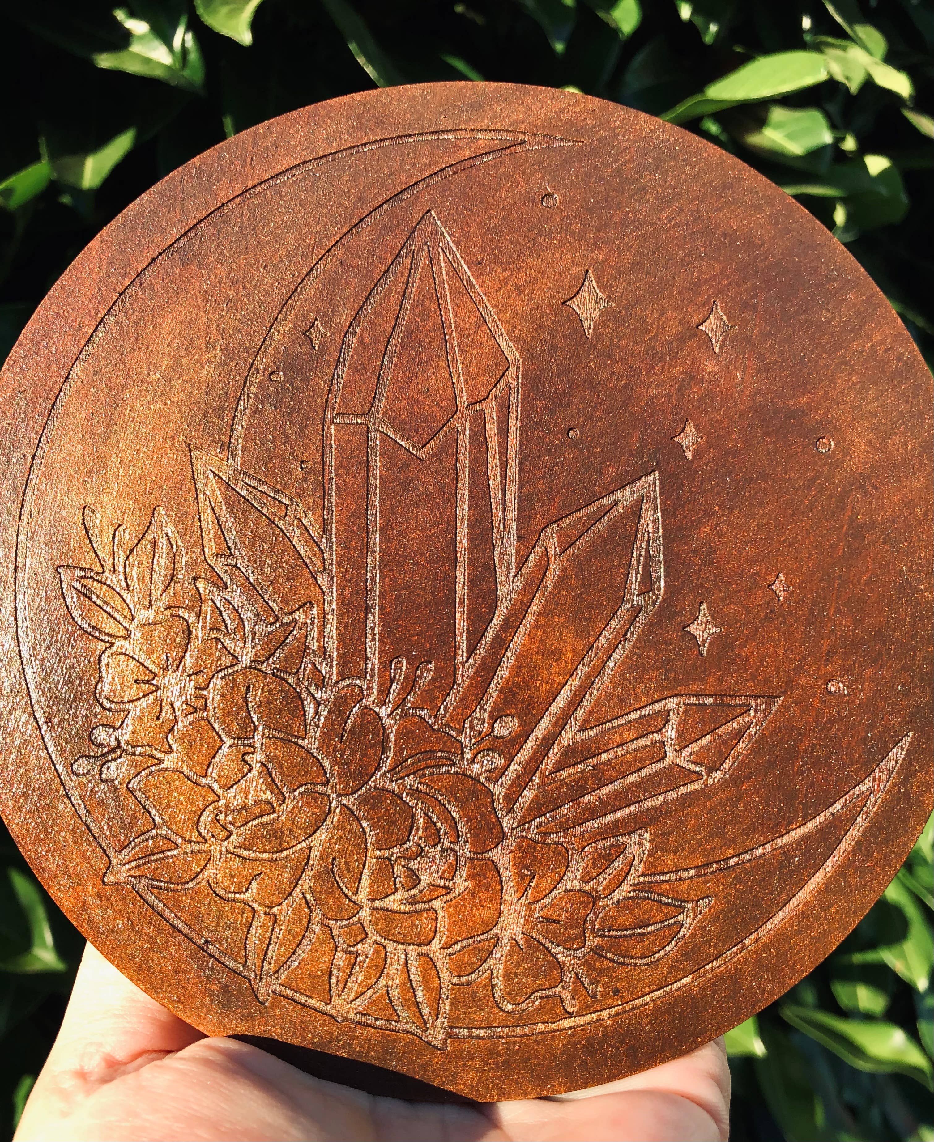 Desarwen - Wholesale Meditation Supplies - Pendulum board 15 cm wicca altar witch divination 4