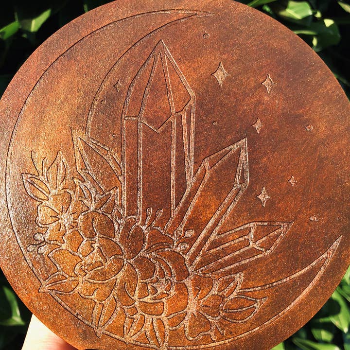 Desarwen - Wholesale Meditation Supplies - Pendulum board 15 cm wicca altar witch divination 4