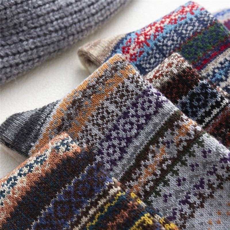 HETZELFDE ALS DE FOTO Gestreepte Ademend Casual Zachte Slijtvast Sokken (Een Set Van Vijf Paar) voor groothandel op Faire3