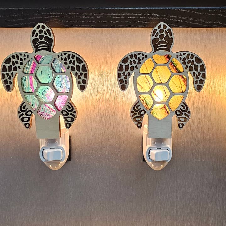 Gulf Coast Custom - Wholesale Night Light - Sea Turtle LED Nightlights Coastal Turtle Decor Night Lights3