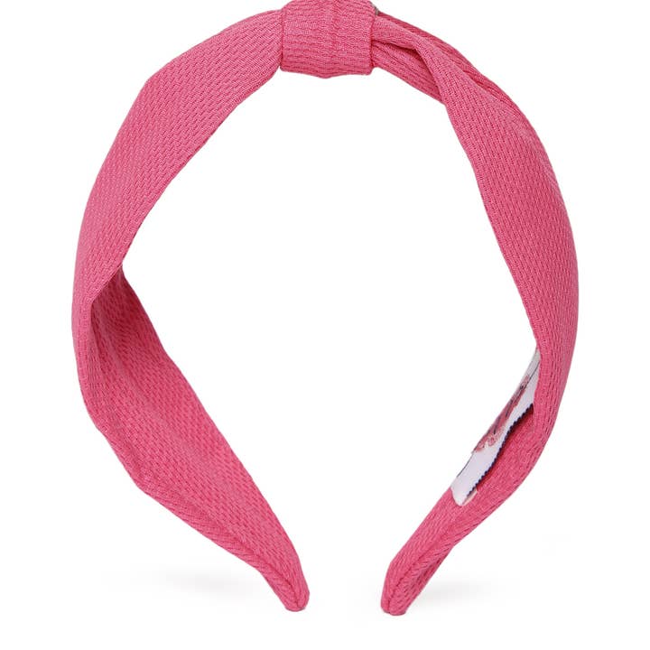 Bandeau Elsa en jersey rose vif pour la vente par Elaa