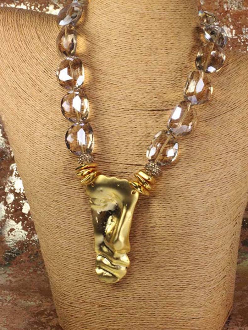 Aclue! Jewelry by Celest Anderson - Wholesale Pendant/Charm Necklace - Her Mask6