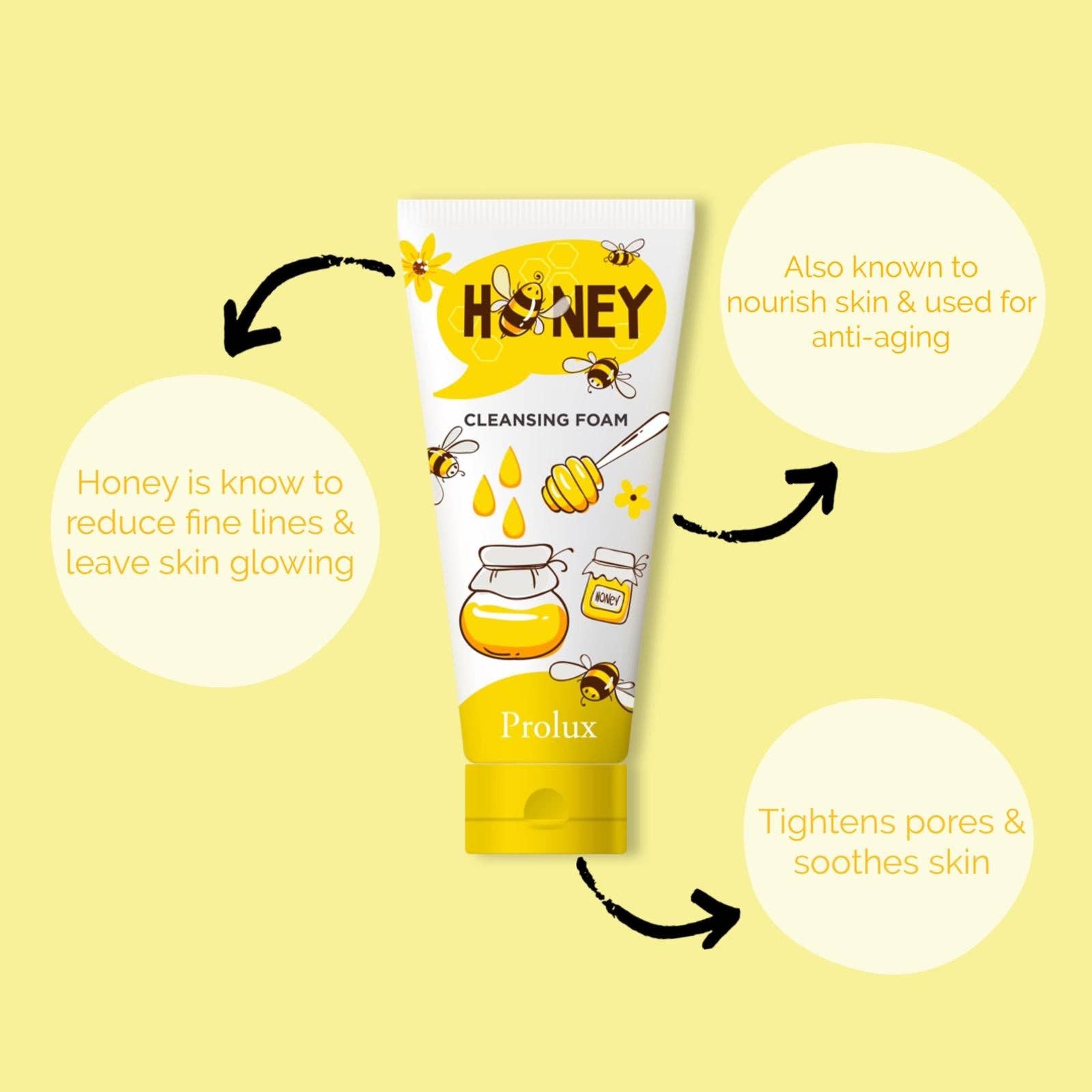 black charcoal light green aloe vera green cucumber yellow honey Deep Gentle Cleansing Pore Minimizing Skin Refreshing Foam
 for wholesale on Faire3