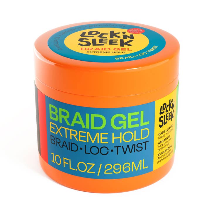 Braid Gel Extreme Hold 10 oz for wholesale by Lock'N Sleek