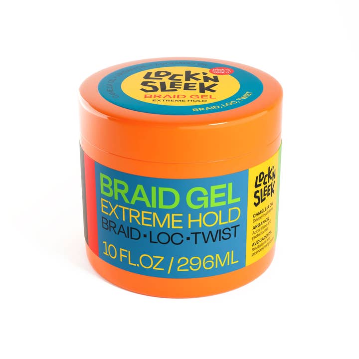 Gel de Trança Fixação Extrema 10 oz por atacado de Lock'N Sleek