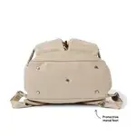 OiOi - Wholesale Diaper Bag - Baby - Signature Nappy Backpack - Oat Dimple Vegan Leather10