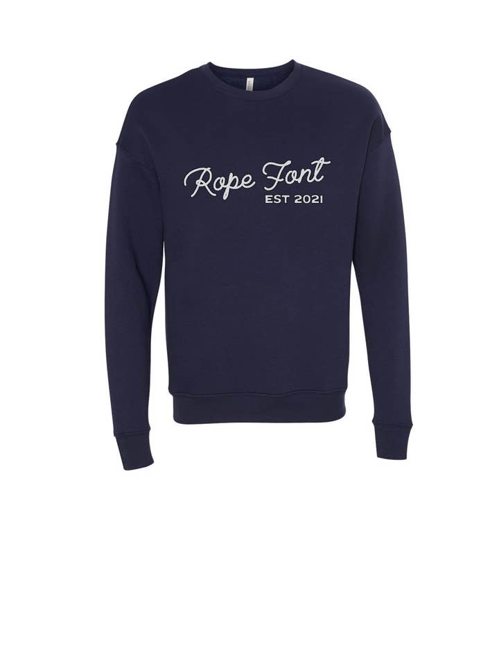 Local Supply Club - Wholesale Graphic Sweatshirt - Unisex - Overstock Navy Bella 3945 - Any Design You Choose!