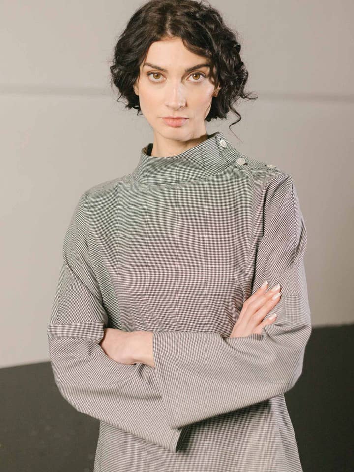 Blouse Pied-de-poule pour la vente par PAN Producto Básico