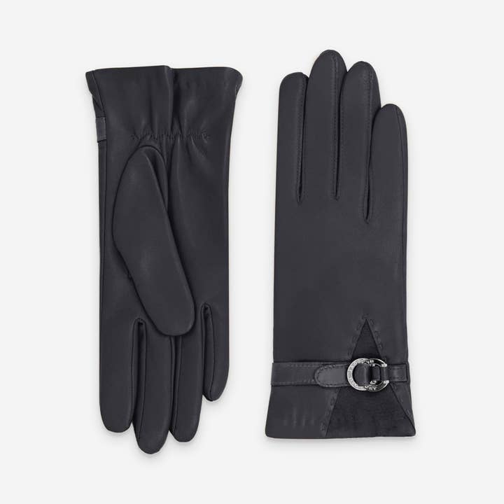 Glove Story - Wholesale Gloves - Women's - Lambskin Leather Gloves–Cashmere,Wool & Nylon Lining–21639CA2