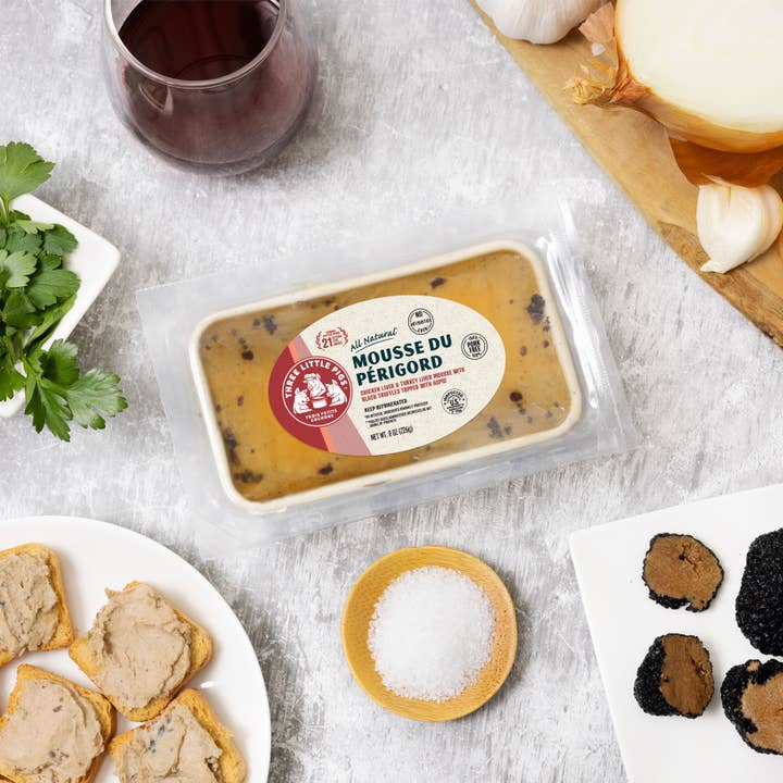 Three Little Pigs - Wholesale Tapenade - Mousse du Périgord 8 oz.