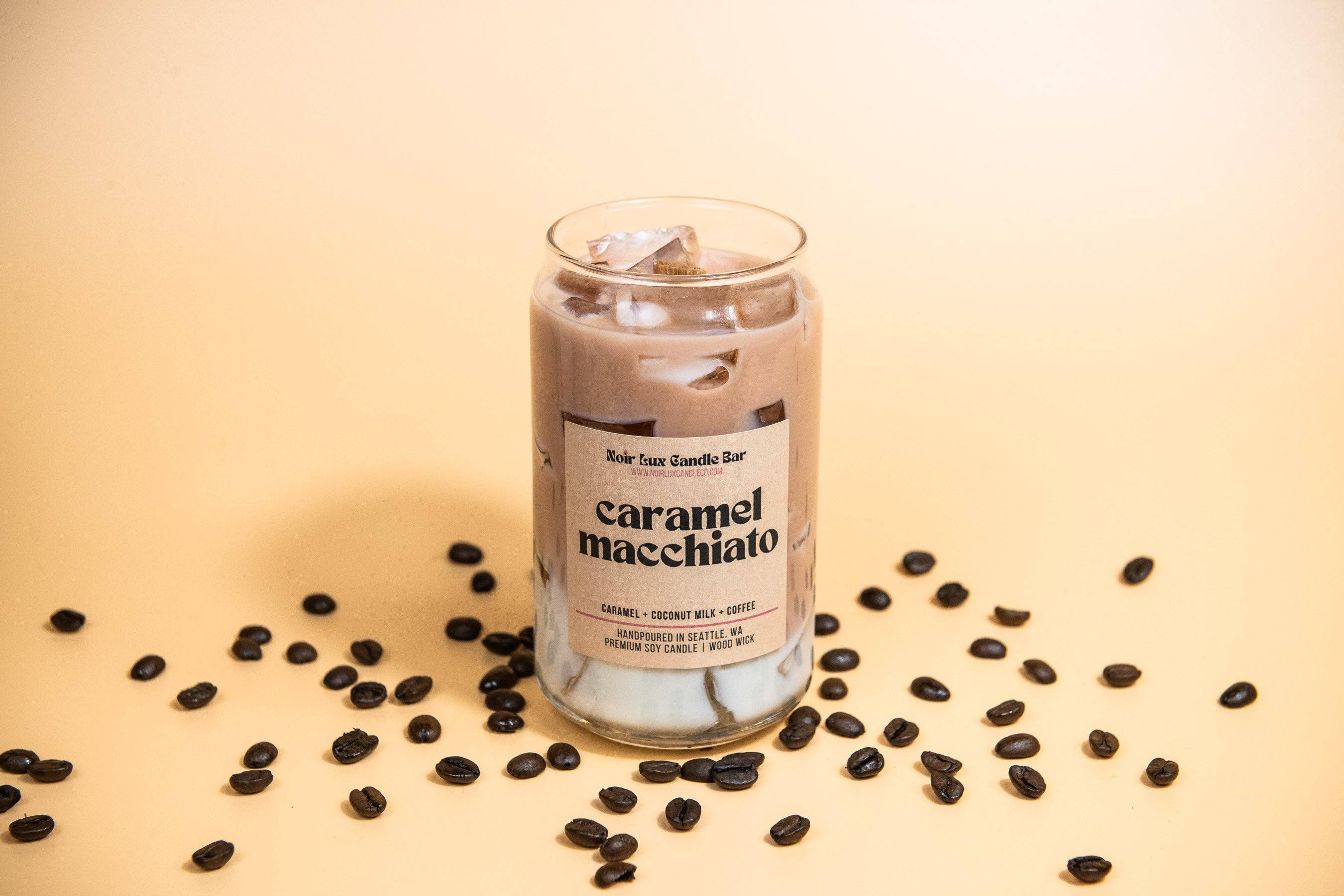 Noir Lux Candle Co - Wholesale Jar/Filled Candle - Iced Caramel Macchiato2