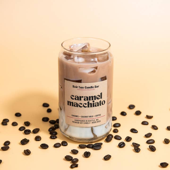 Noir Lux Candle Co - Wholesale Jar/Filled Candle - Iced Caramel Macchiato2