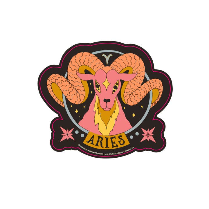 Kalan - Wholesale Sticker - Aries Die Cut Sticker0
