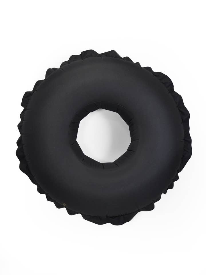 Canvas Couture Pool Float Black for wholesale by Garden Glory