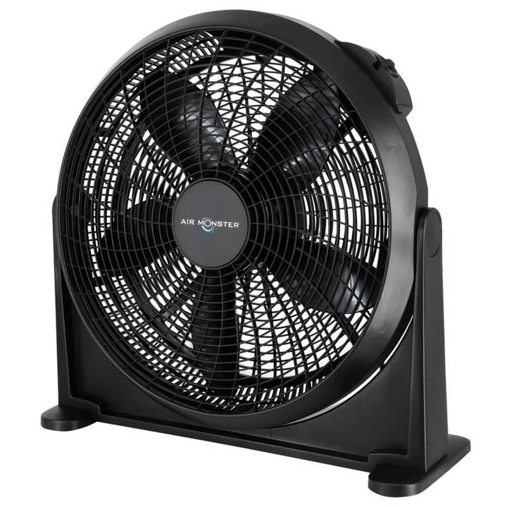 JupiterGear Home – Ventilador elétrico por atacado – Ventilador Air Monster de 20 polegadas de 3 velocidades 70W para montagem na parede