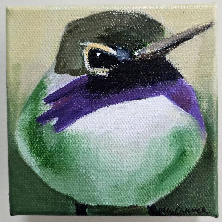 Hummingbird Painting 2 for wholesale by Molly Cranch