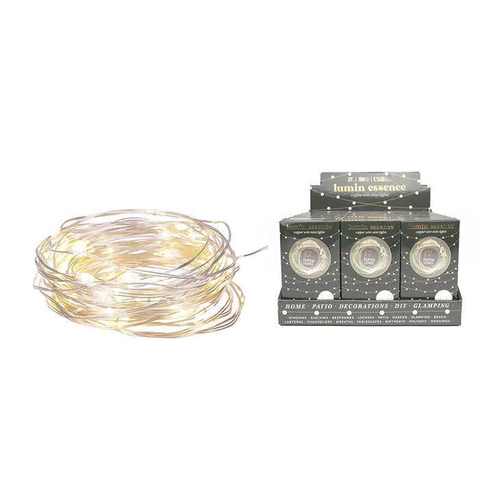 DM Merchandising - Wholesale String Lights - Lumin Essence Copper Wire Mini Lights