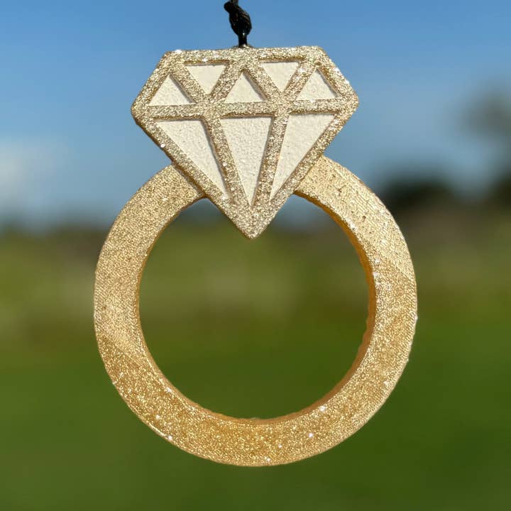 Diamond Ring Car Freshie/ Car Scent/Air Freshener/Bride for wholesale by Scent Story Freshies