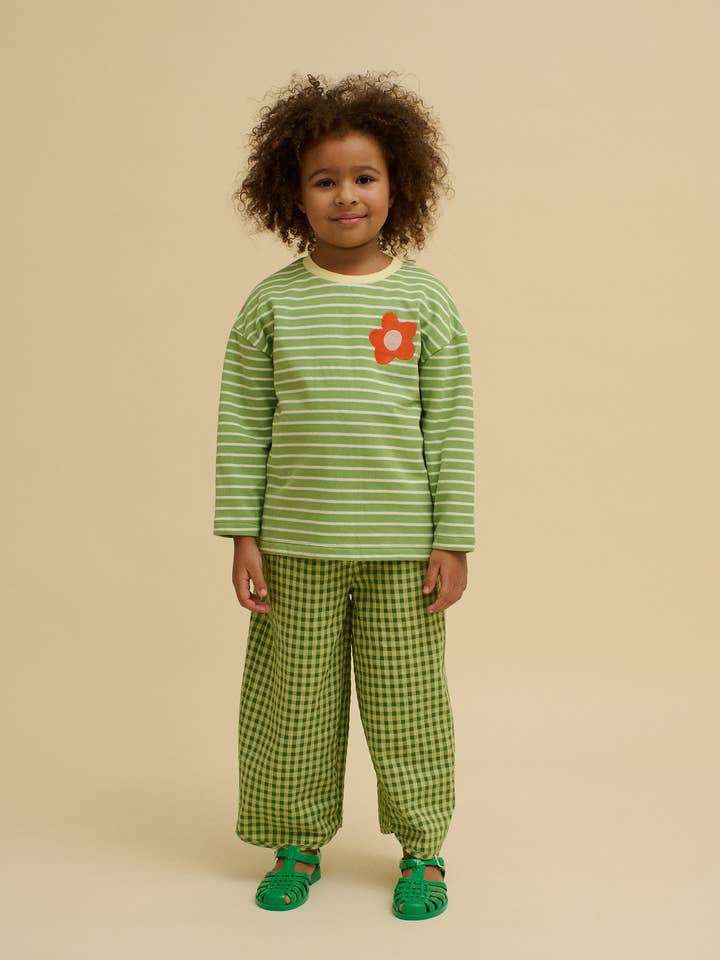 Pantaloni ampi a quadri per la vendita all'ingrosso da parte di OXOX CLUB