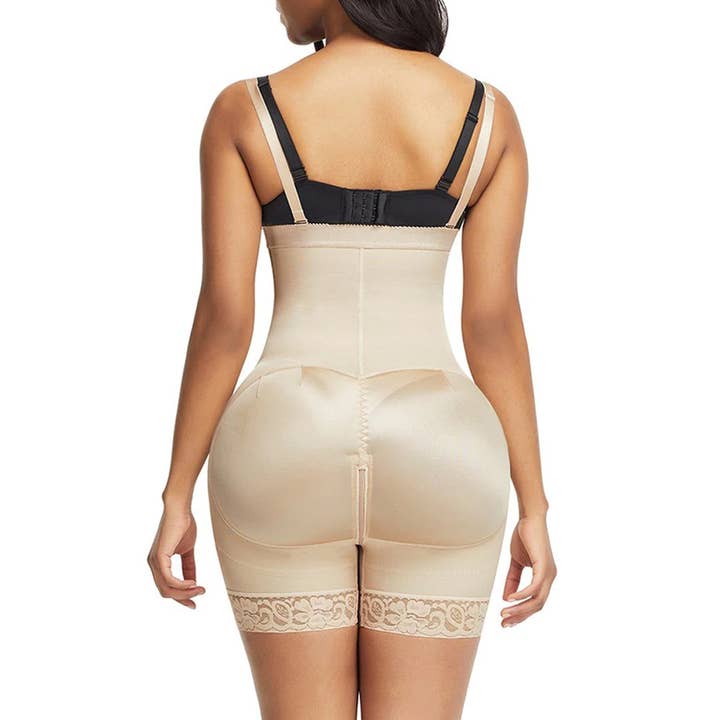 Curvy Fix - Wholesale Shapewear - Women's - Booty Boosting Body Suit - Side Zipper
