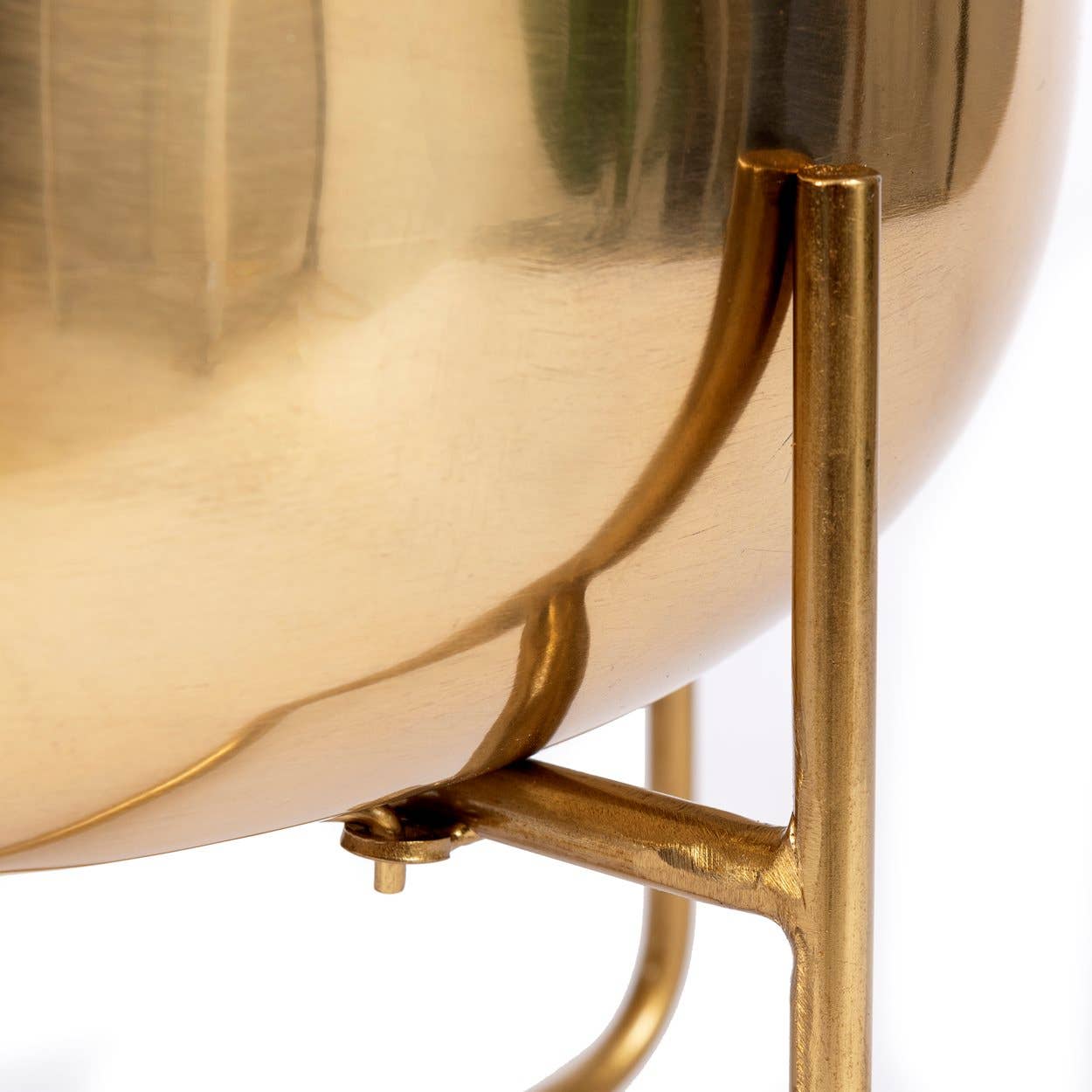 Bazar Bizar Living - Wholesale Plant Pot - The Brass Planter on Stand - Brass - XL3